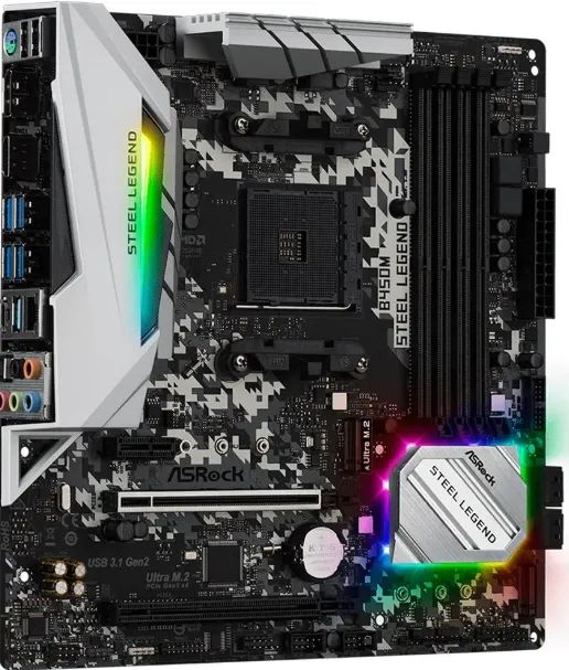 Kit b450M steel legend + Ryzen 7 5700X + Kingston Fury Beast, 16GB