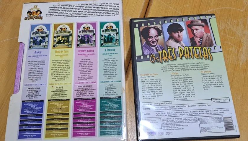 dvds os tres patetas originais - Foto 2