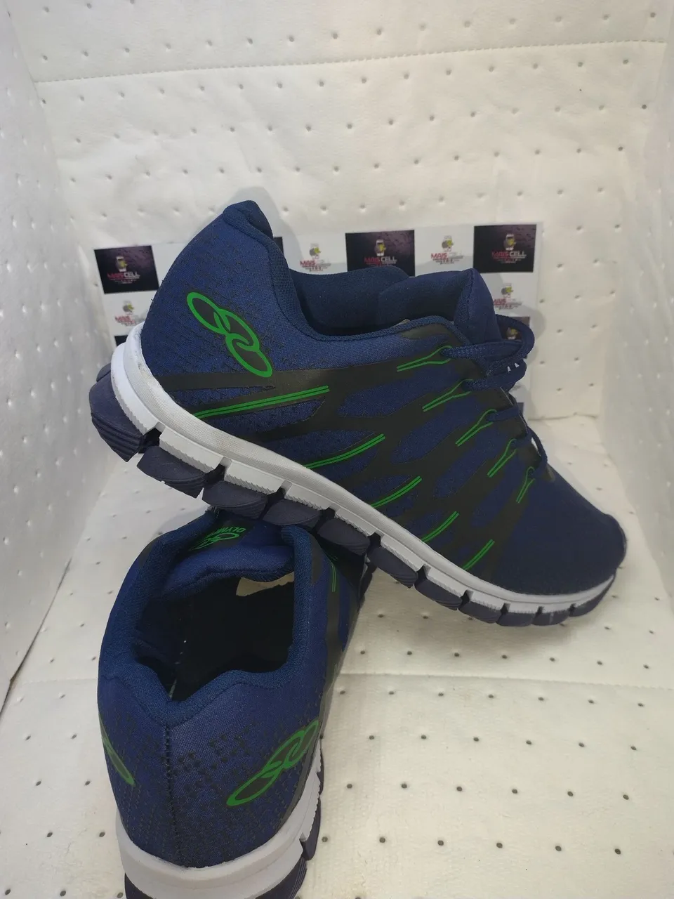 Tênis Olympikus Azul com Detalhes em Verde