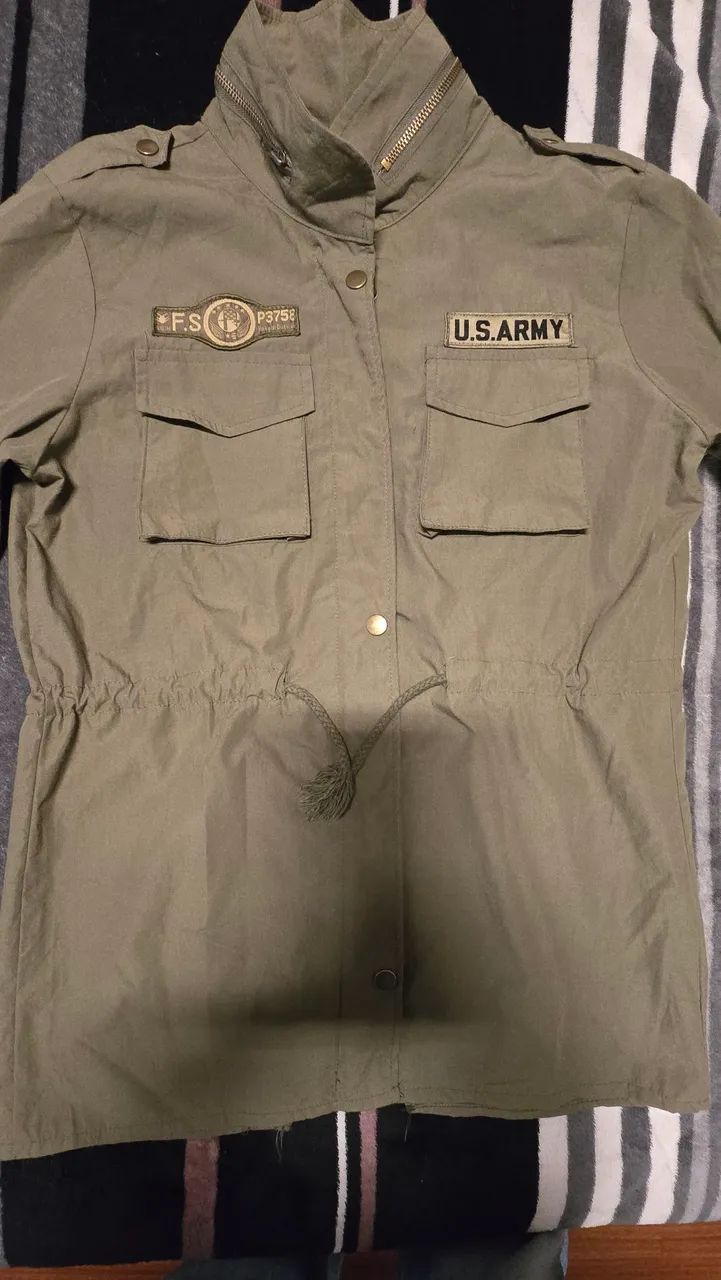 Camisa vintage verde 38/40 - Foto 2