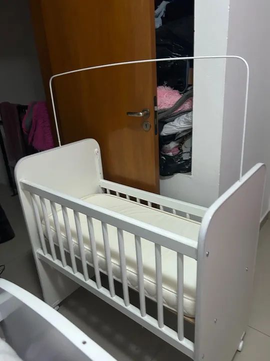 Berço de Bebê Branco