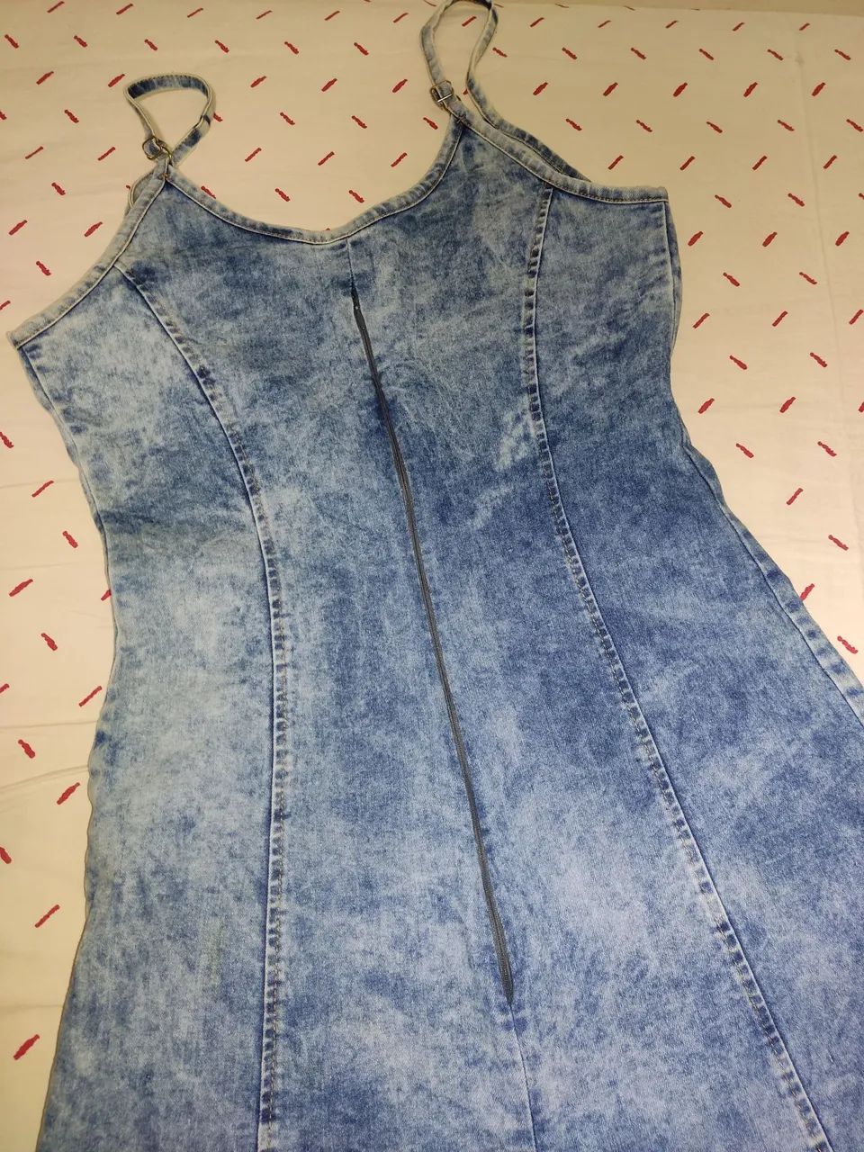 Vestido Jeans Azul Claro - Foto 2