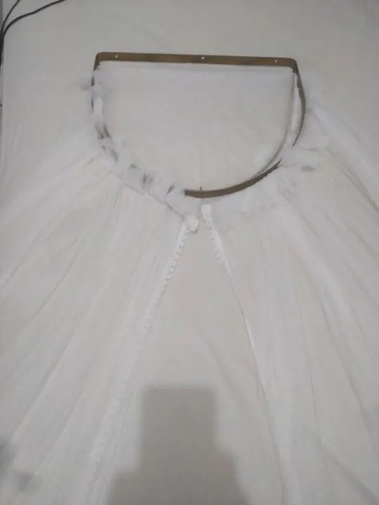 Mosquiteiro para Berço Infantil - Branco - Foto 4