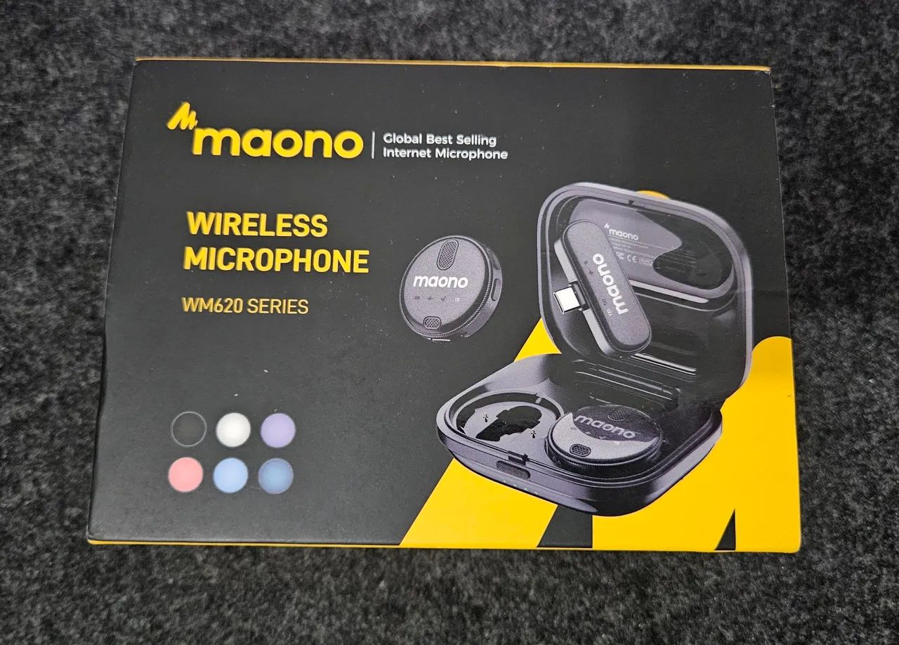 Microfone Lapela Sem fio Maono WM620 - Foto 4