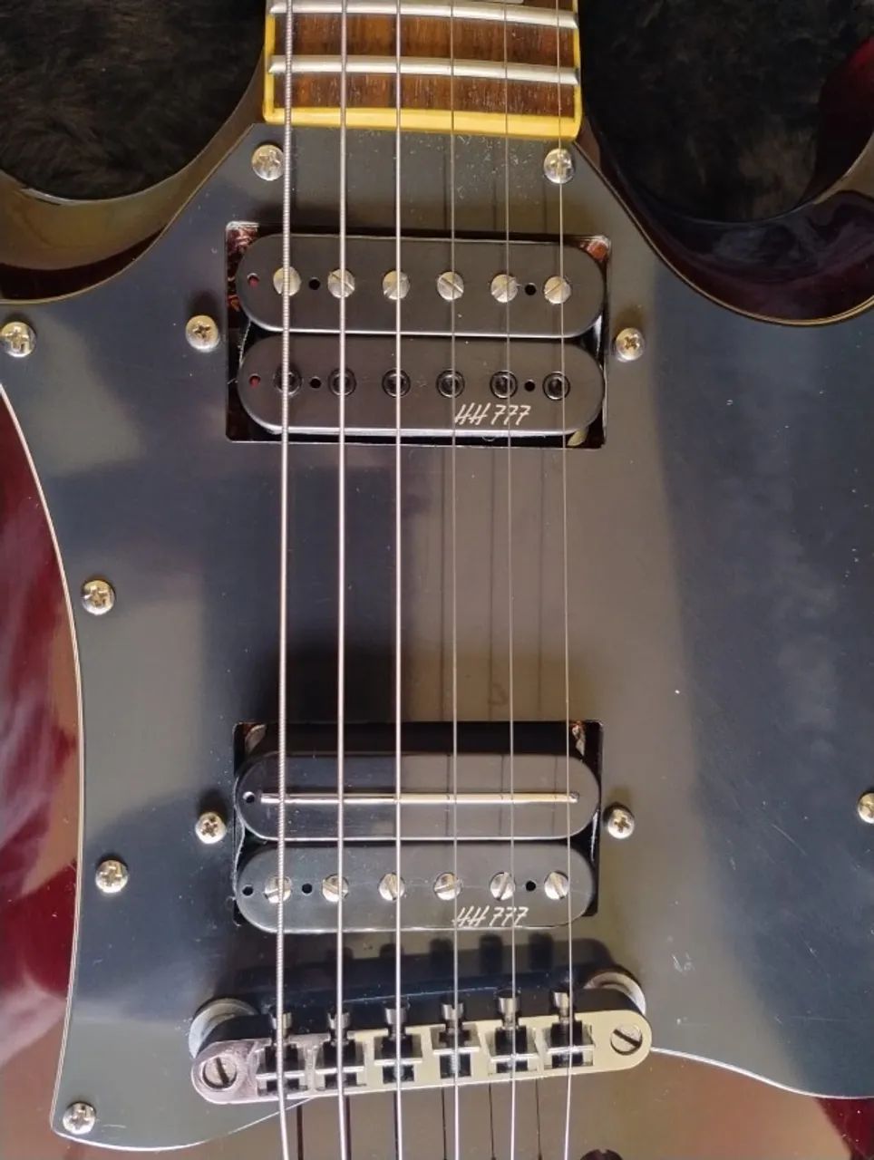GUITARRA SG SX COM MALAGOLI E TARRAXA COM TRAVA - Foto 4