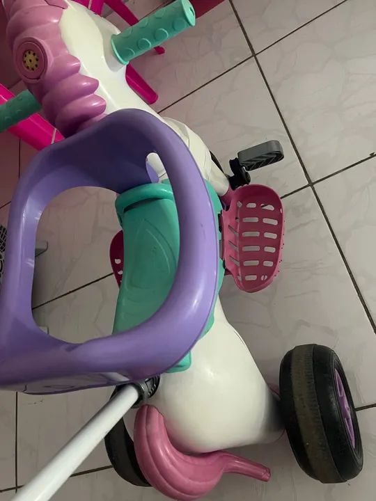 Triciclo unicórnio calesita  - Foto 3