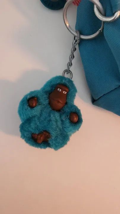 Estojo Kipling Azul com chaveiro - Foto 3