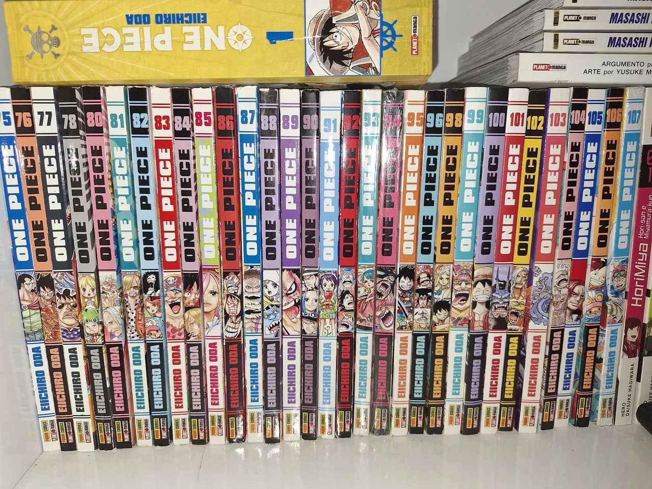 Coleção One Piece, Volumes 75 a 107  + Horimiya, Volumes 1 a 12 (Grátis mangas extras) - Foto 6