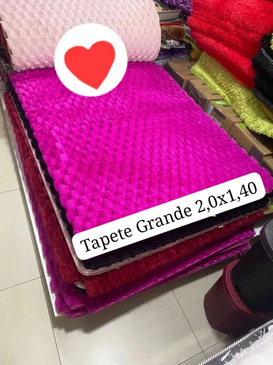 Tapete Luxo Grande de Bolinhas - Foto 5