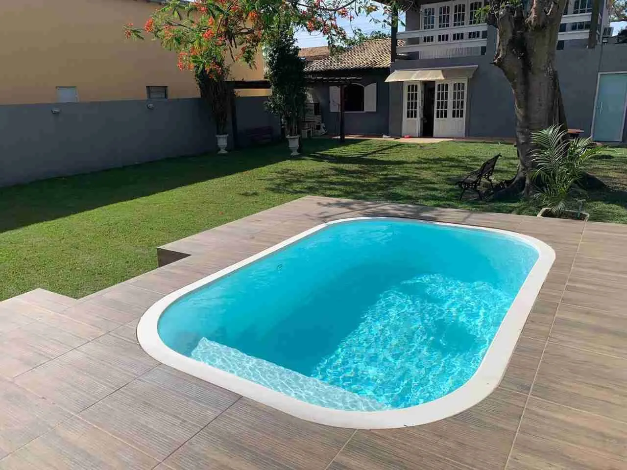 Casa 3 quartos ( 1 suíte) com piscina e quintal grande para locação (aluguel) , Grussaí, S