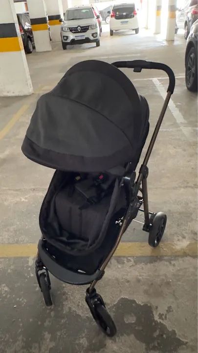 Carrinho de Bebê Moisés Olympus Black Bebê - Galzerano - Foto 2