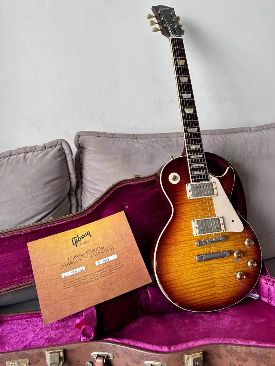 Gibson Custom Shop 1959 Les Paul 1999年製 Gibson Les Paul 1959 Reissue Custom Shop - 1999 - Instrumentos