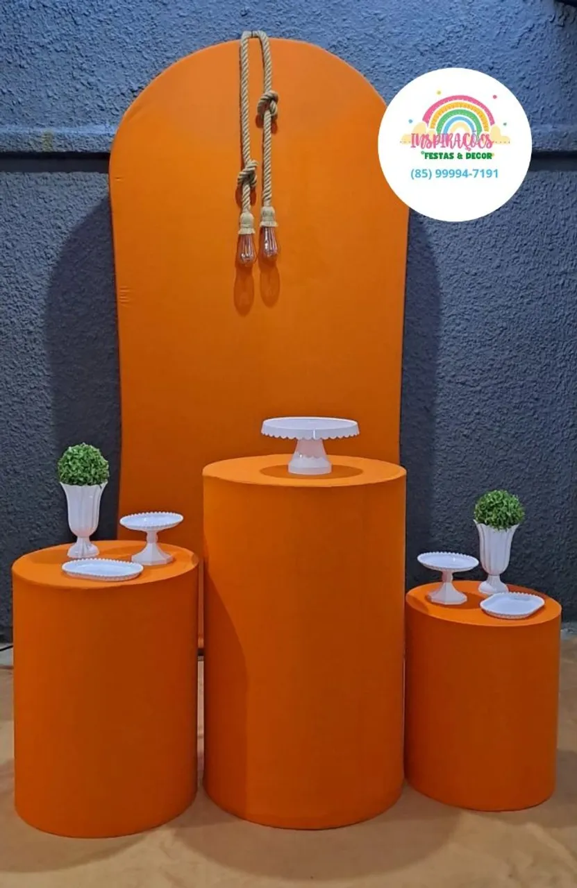 DECORAÇÃO DE FESTA LARANJA