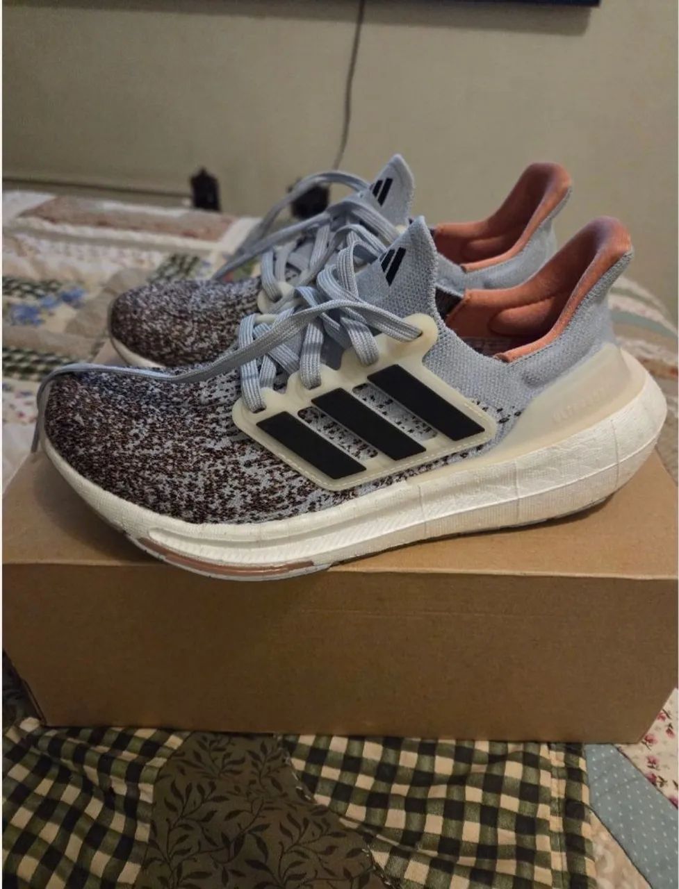 ゆう Adidas Ultraboost 20 - Azul e Marrom - Calçados - Nossa Senhora de