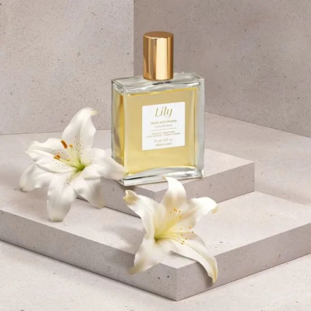 O boticário lily óleo acetinado corpo e cabelo - Foto 2