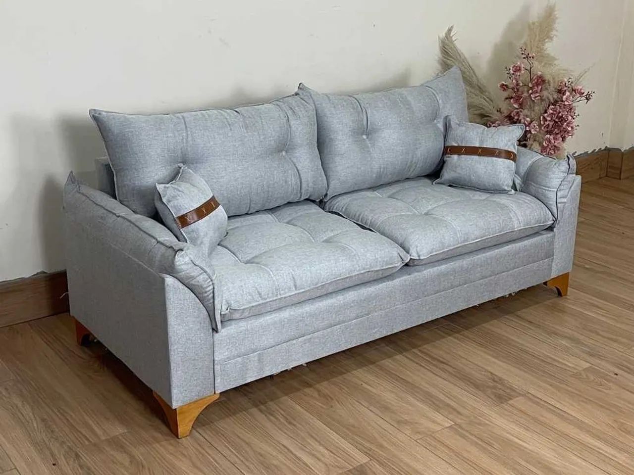 Sofá Living 3 lugares México 2.00m- Produto Novo 