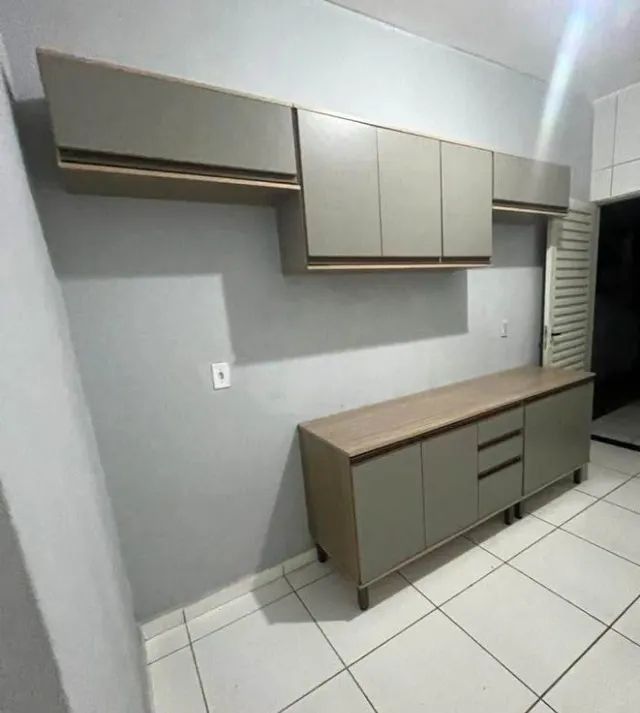 Armário de Cozinha Completo 5 Módulos com 3 Aéreos (Novo) Entrega Grátis!  - Foto 2