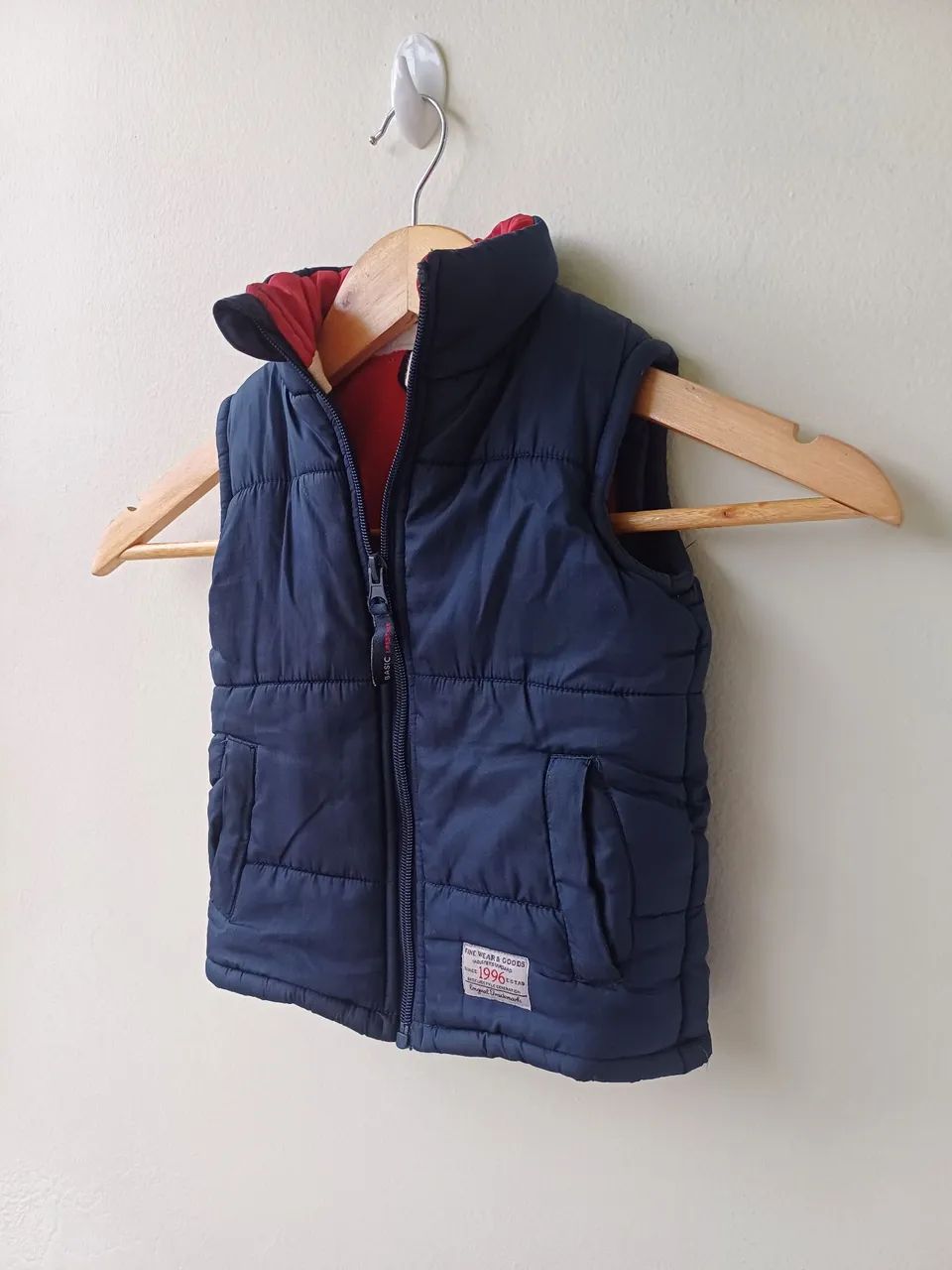 Colete Infantil Azul Marinho tam 1 a 2 anos - Foto 2