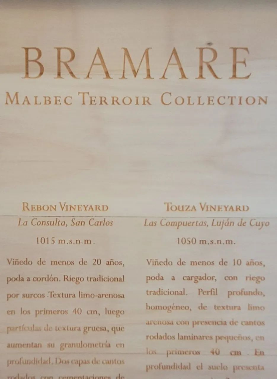Bramare Malbec Terroir Collection - Caixa de Vinhos - Foto 2