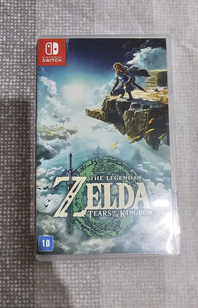 The Legend of Zelda Tears of the Kingdom TOTK Nintendo Switch Game Jogo Usado