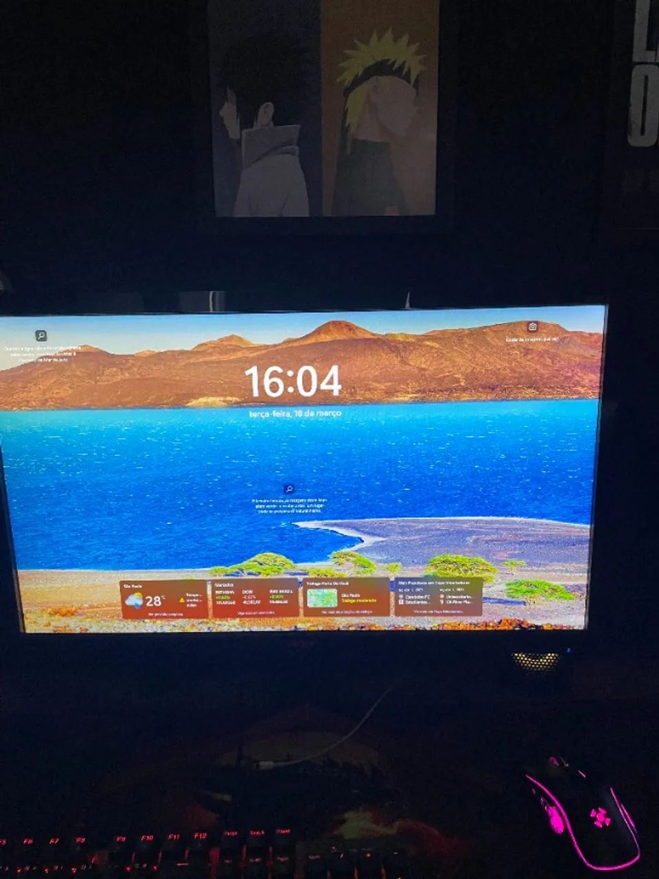 Monitor Gamer Acer Full Hd 23,6 165hz 1,0ms Kg241q (Usado) - Foto 3