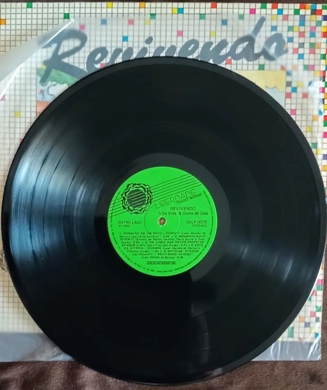 Lp Disco de Vinil Gospel Viva Vida E Gente De Casa - Revivendo - Foto 3