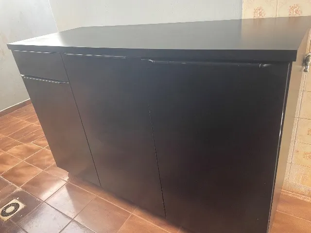 Balcão Preto Mdf