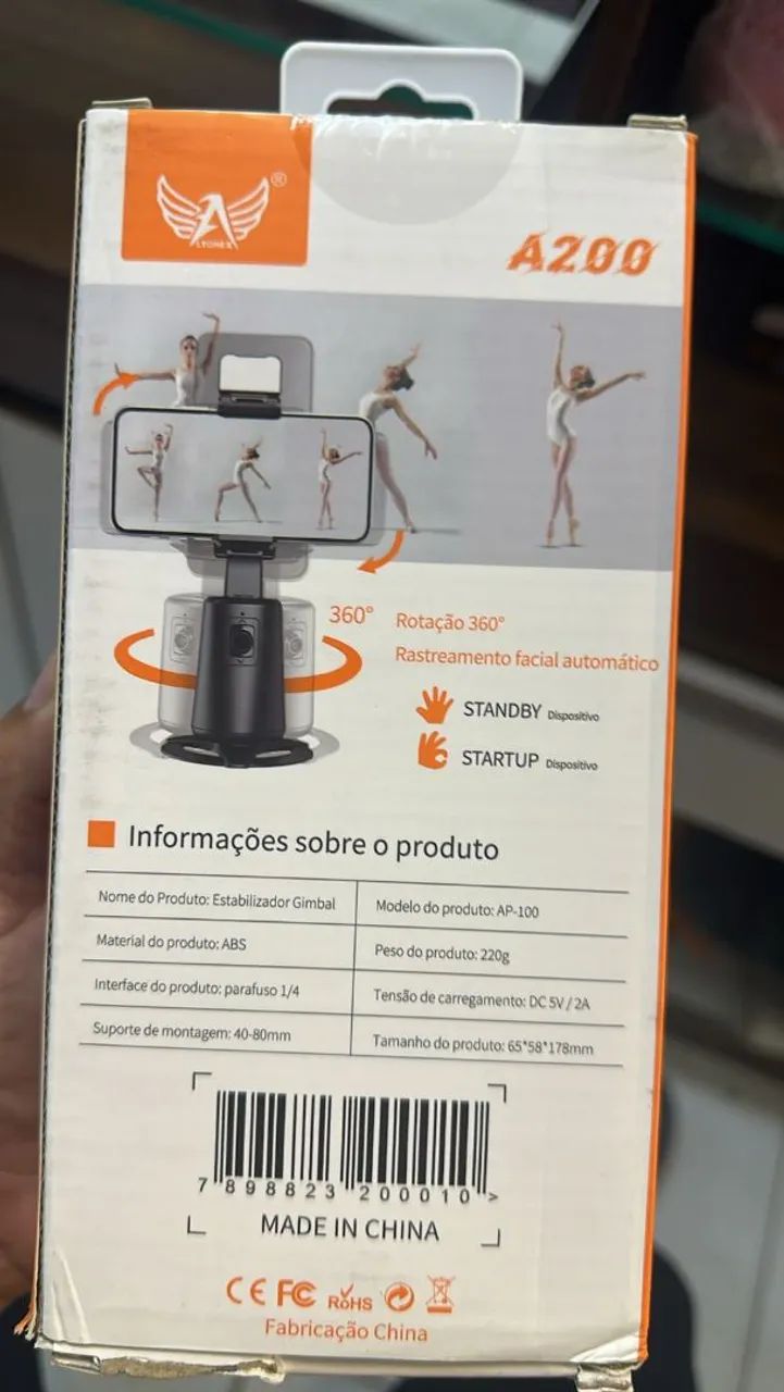 Gilmbal giratório de 360° com corpo de rastreamento automático  - Foto 3