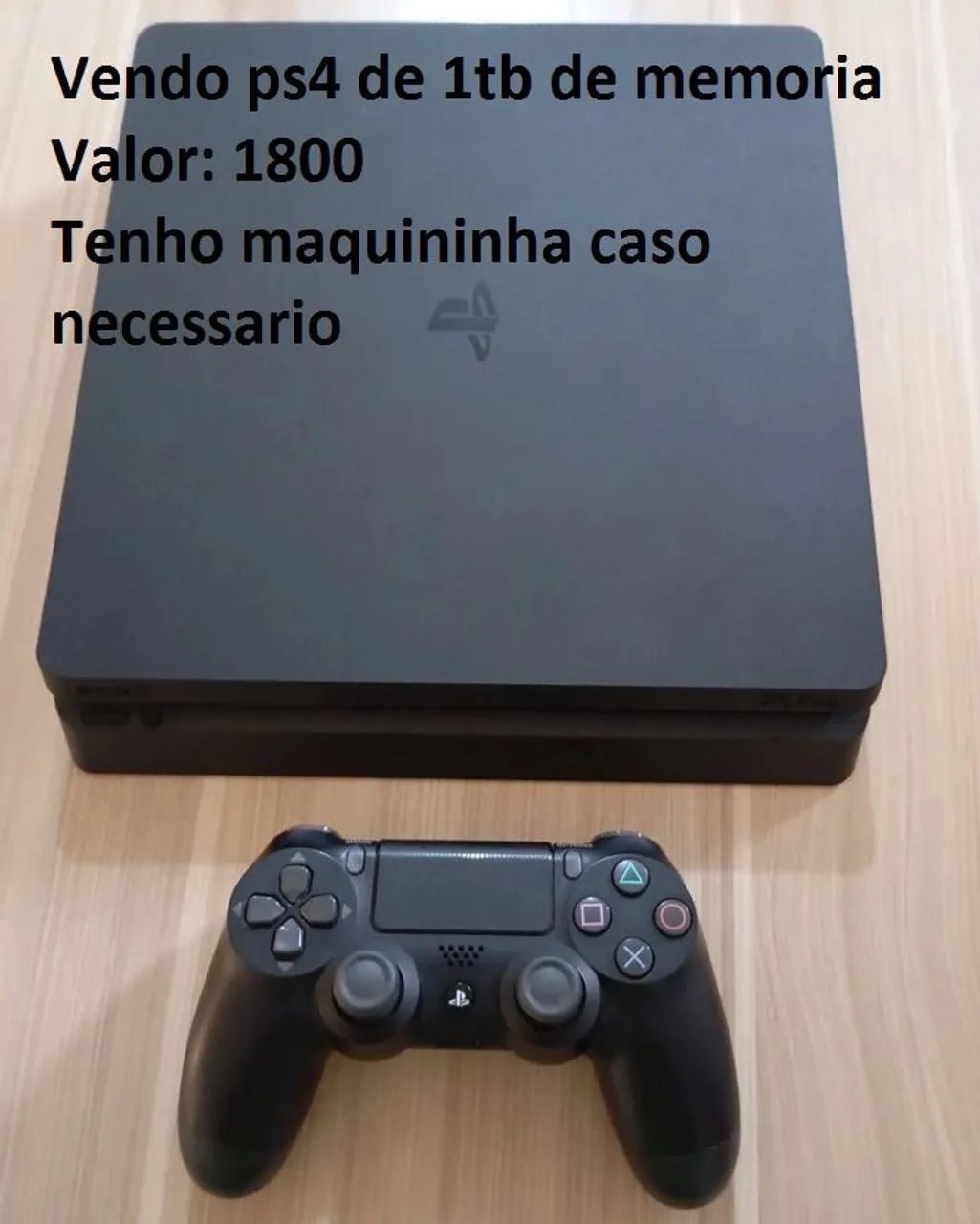 Ps4 com 1 controle 64292480205442120