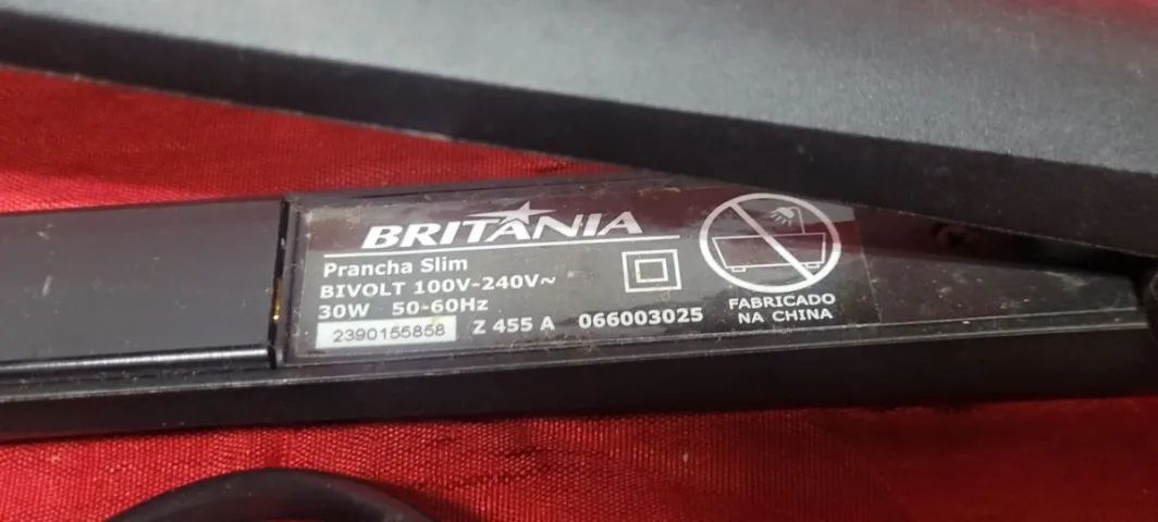 Prancha / chapinha Britânia - Foto 2