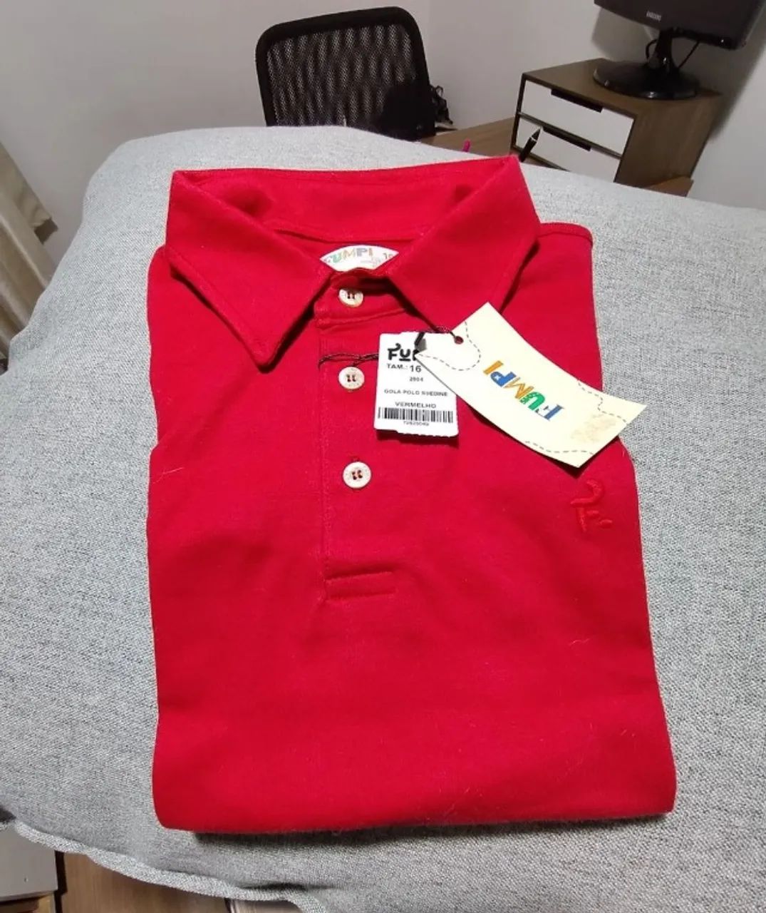 Nova Camisa polo fump 16 anos