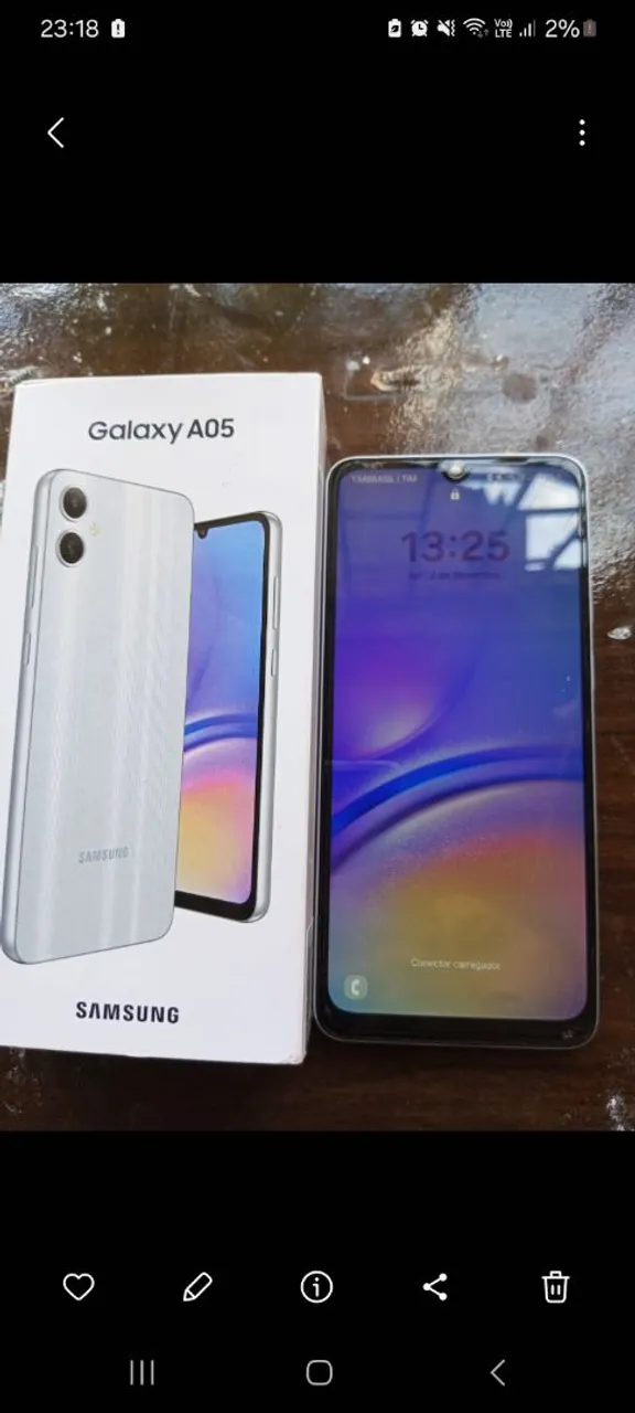 ? Samsung Galaxy A05 Prata - 128GB