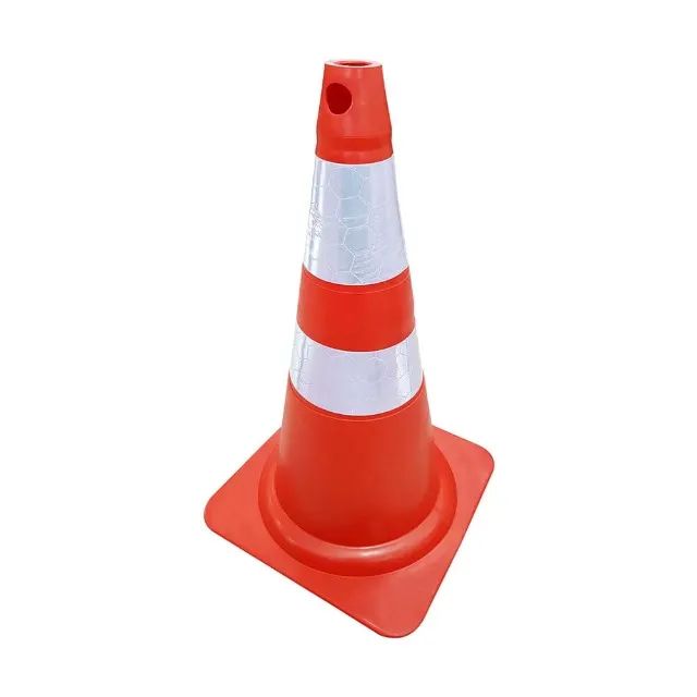 Cones de borrachas transito e ruas 