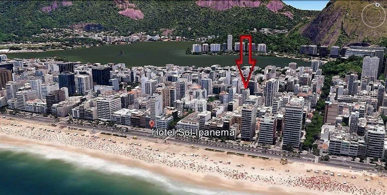 Apartamento Sala Quarto com vista mar em Ipanema. - Foto 3