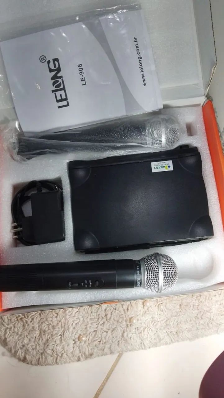 Microfone Sem Fio Lelong LE-906 - Novo - Foto 6