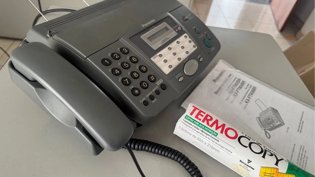 Fax Panasonic KX-FT904 com Secretária Eletrônica - Foto 4