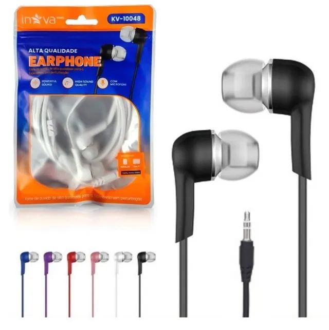 FONE OUVIDO COM FIO INOVA 