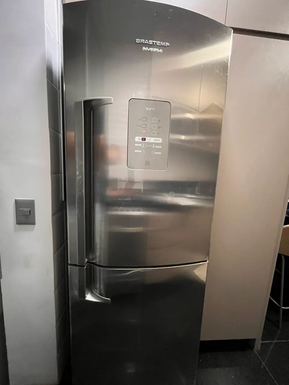 Geladeira Brastemp Inverse Inox - Perfeita - Foto 4