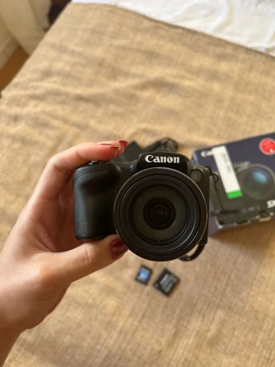 câmera fotográfica canon power shot sx400 is