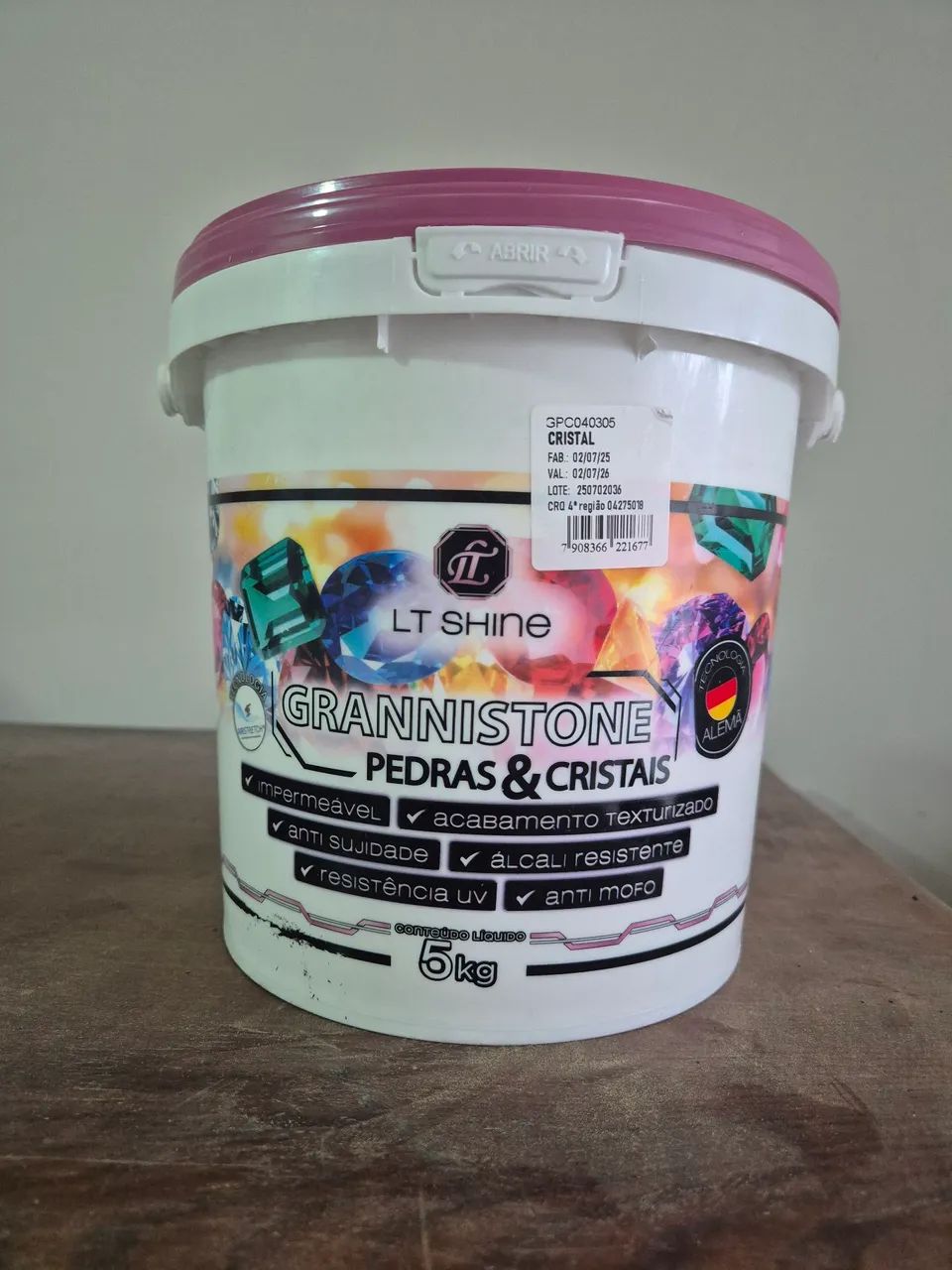 GRANNISTONE Pedras e Cristais cor cinza Hemattita a 5KG