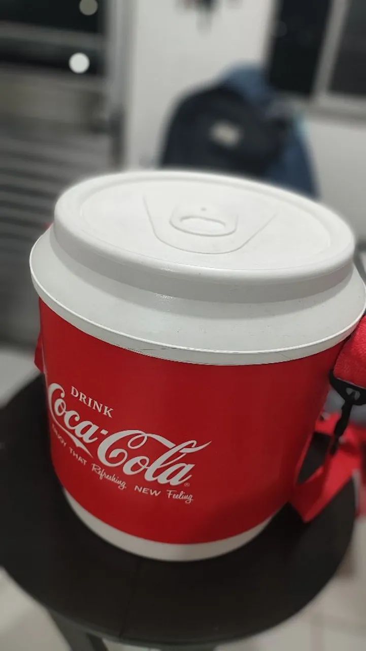 Cooler Térmico Vintage Coca Cola 21L + Brinde (leia o anúncio) - Foto 2