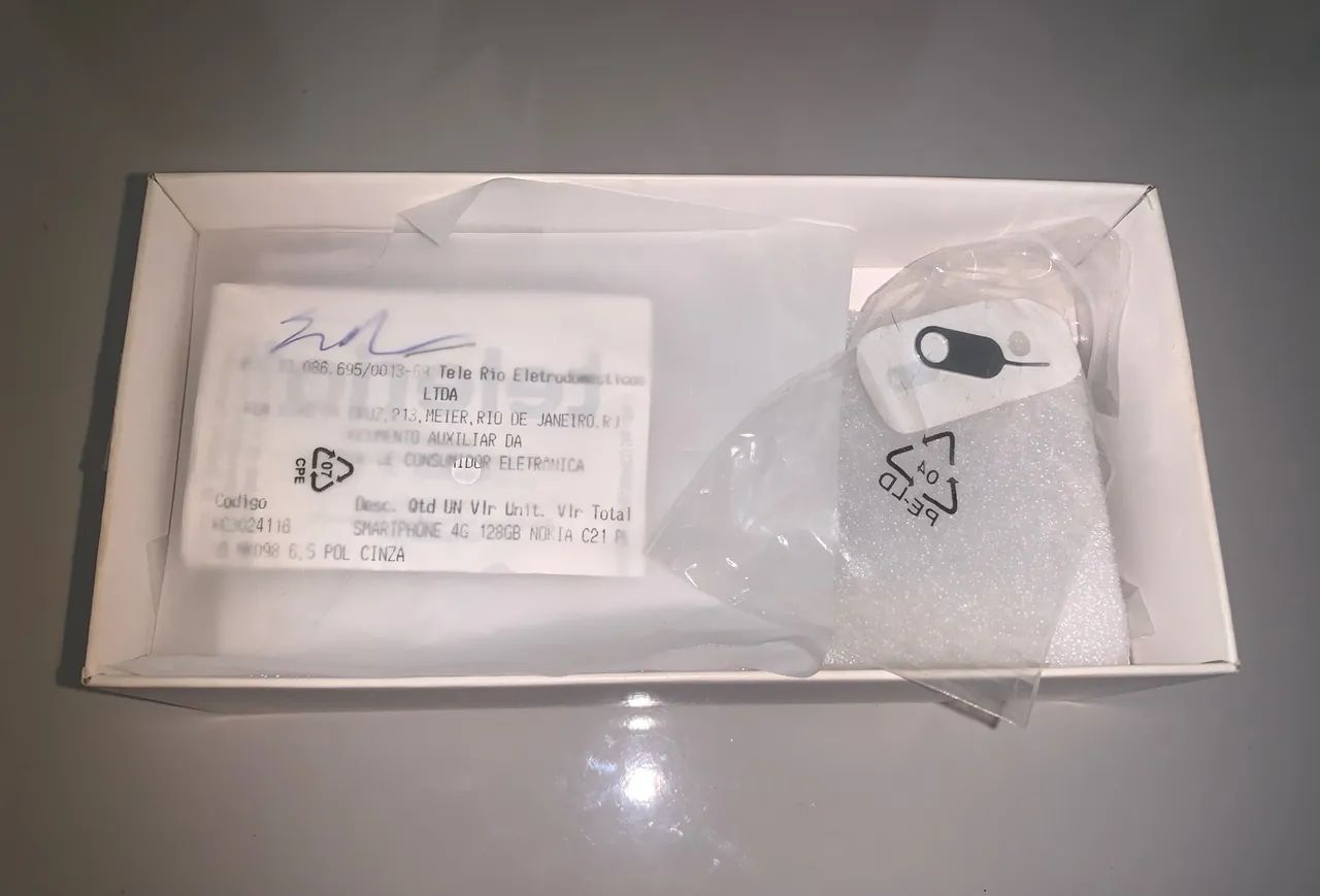 Vendo celular Nokia C21 Plus na cor preta em excelente estado com apenas 1 ano de uso - Foto 5