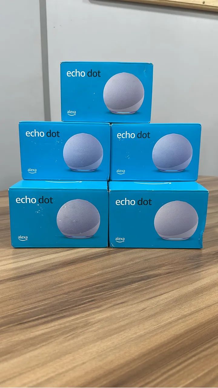 Alexa Echo Dot 5ª Geração (Modelo C2N6L4) Branca Nova e