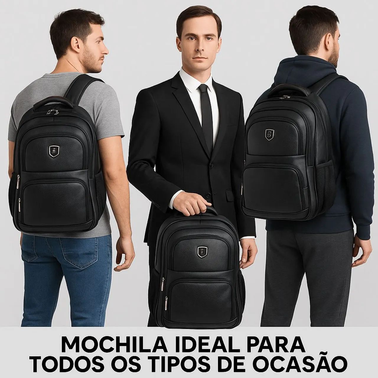 Mochila Executiva Elegante e Versátil - Perfeita para Todas as Ocasiões
