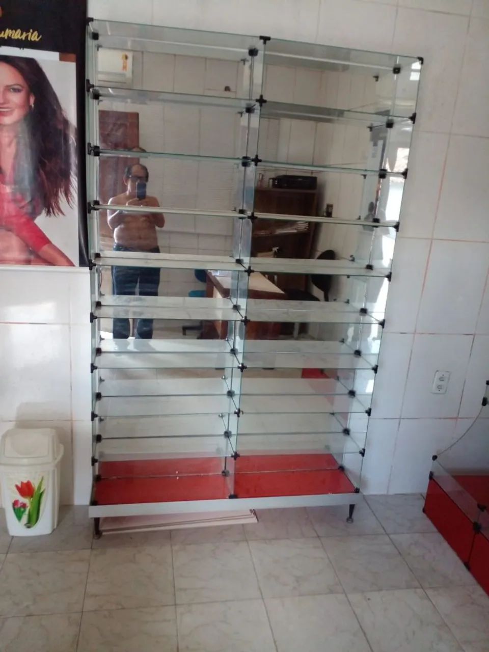 PRATELEIRAS DE VIDRO EXPOSITOR