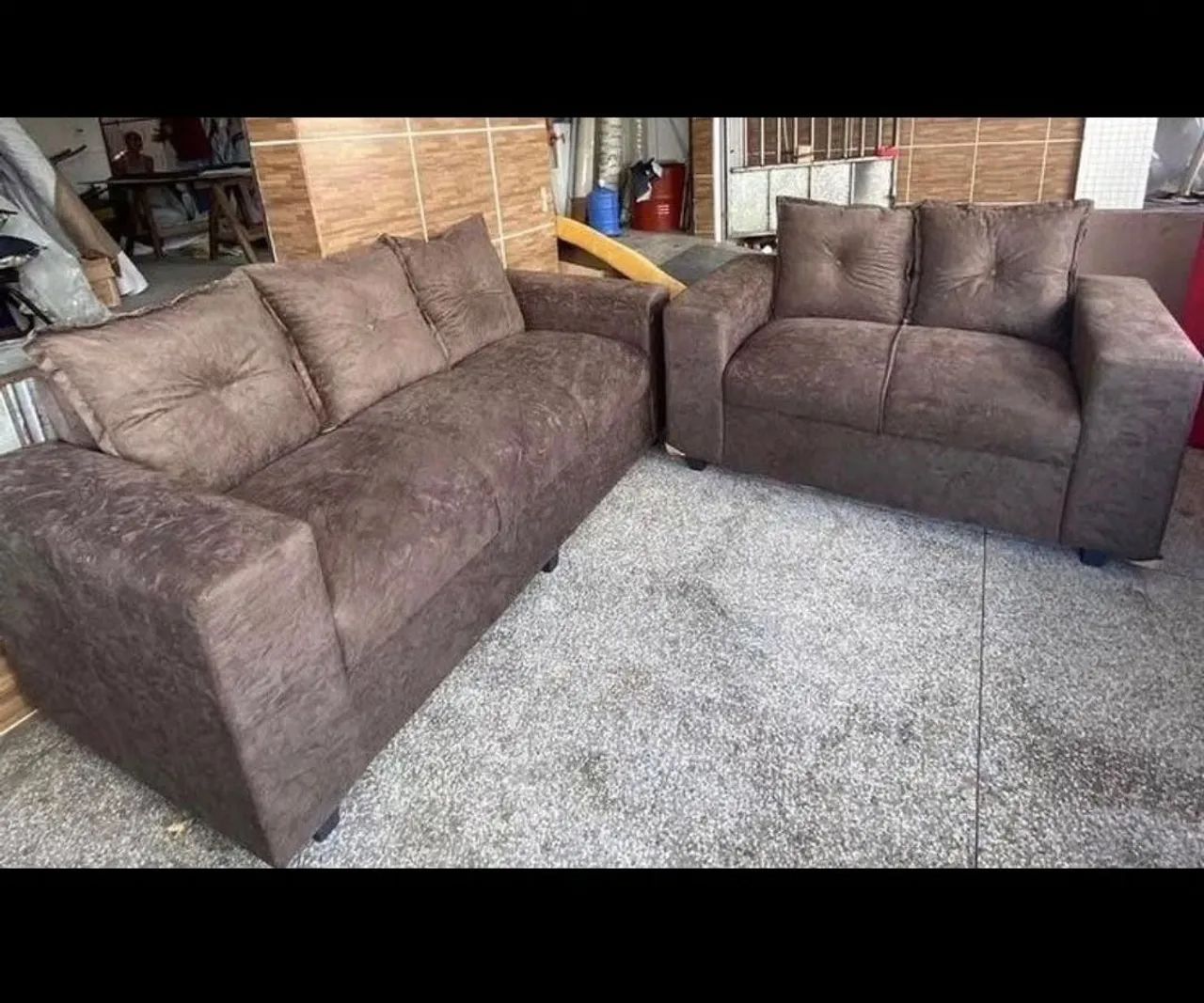 Conjunto de sofá com almofadas  - Foto 4