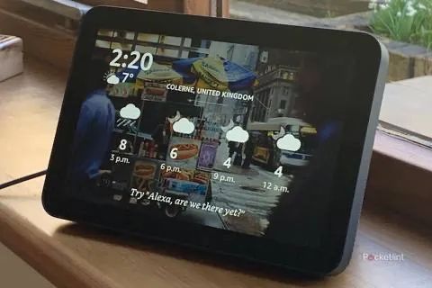 Echo Show 8 Amazon com Alexa - Tela 8" e Som Estéreo - Ótimo Estado - Foto 2