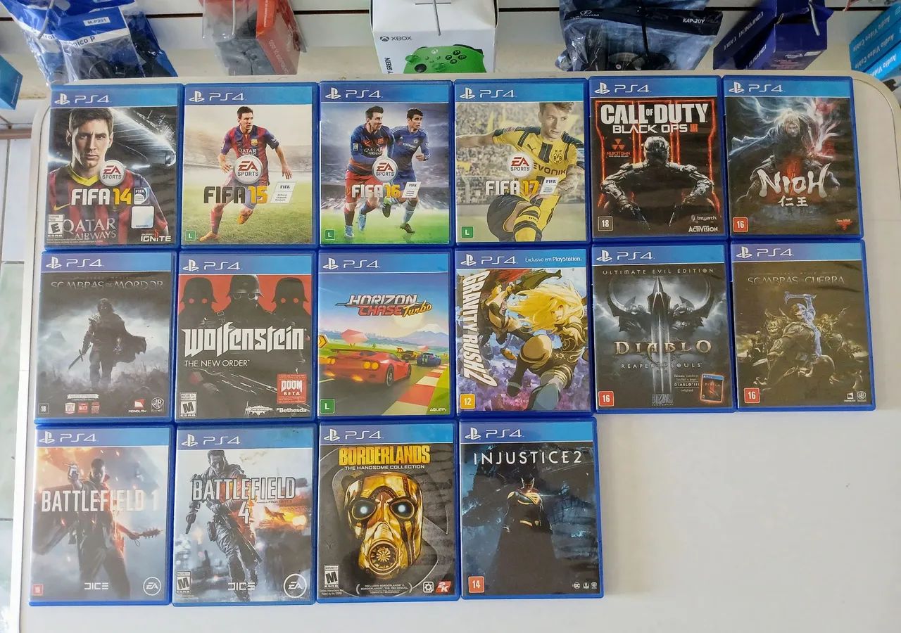 Jogos de PS4 a partir de 50 Reais