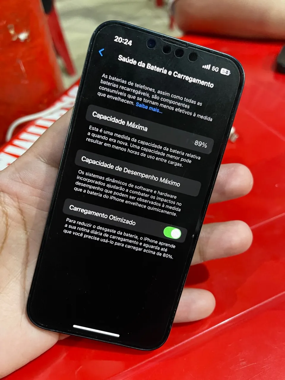 iPhone em Ótimo Estado - Bateria 89%