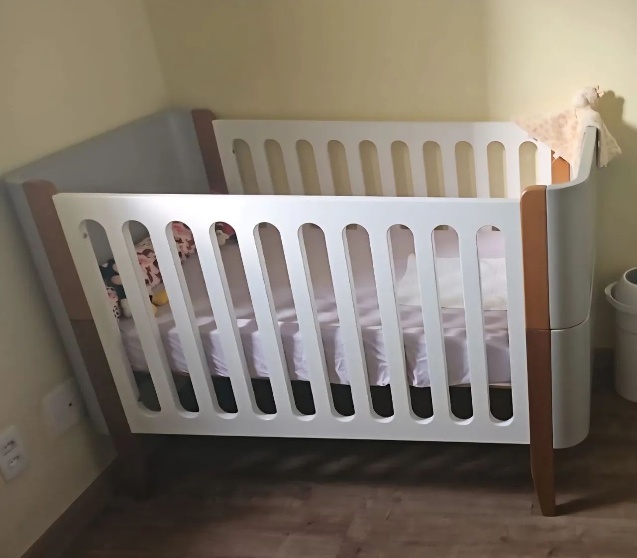 Berço americano evolutivo 3 em 1, modelo Bo